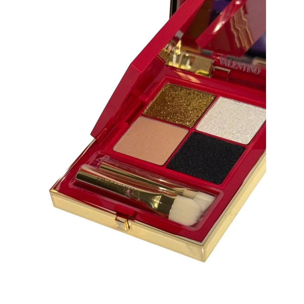 Valentino Color-Flip Eyeshadow Palette 01 When in Roma 8 Shades Compact NEW NIB